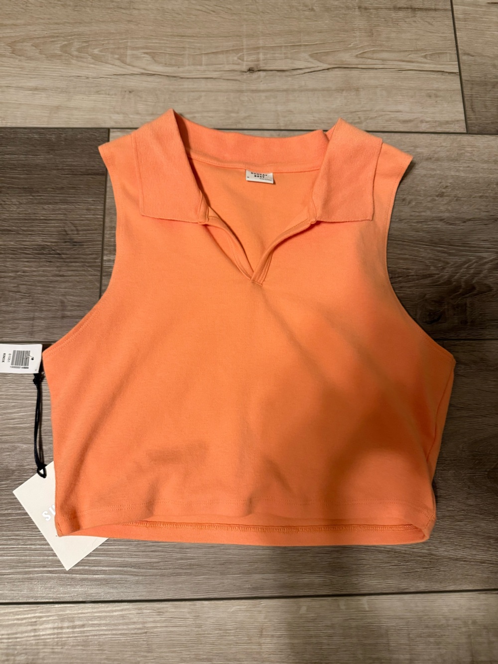 Sunday Best Sunny Apricot Orange Sleeveless Top